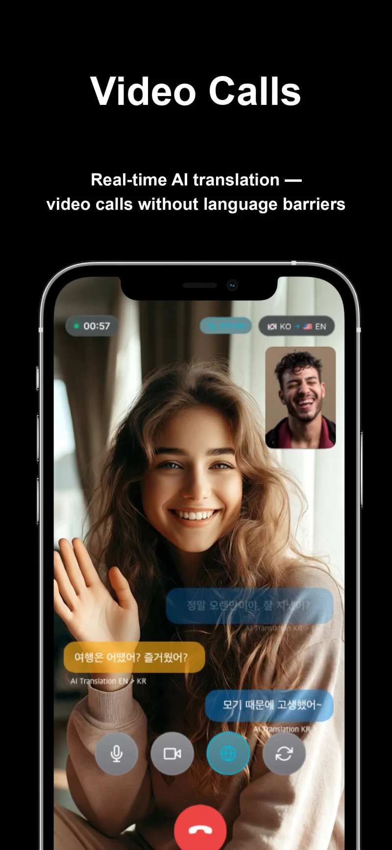 HyperBabel App — Real-Time Video Call Interpretation
